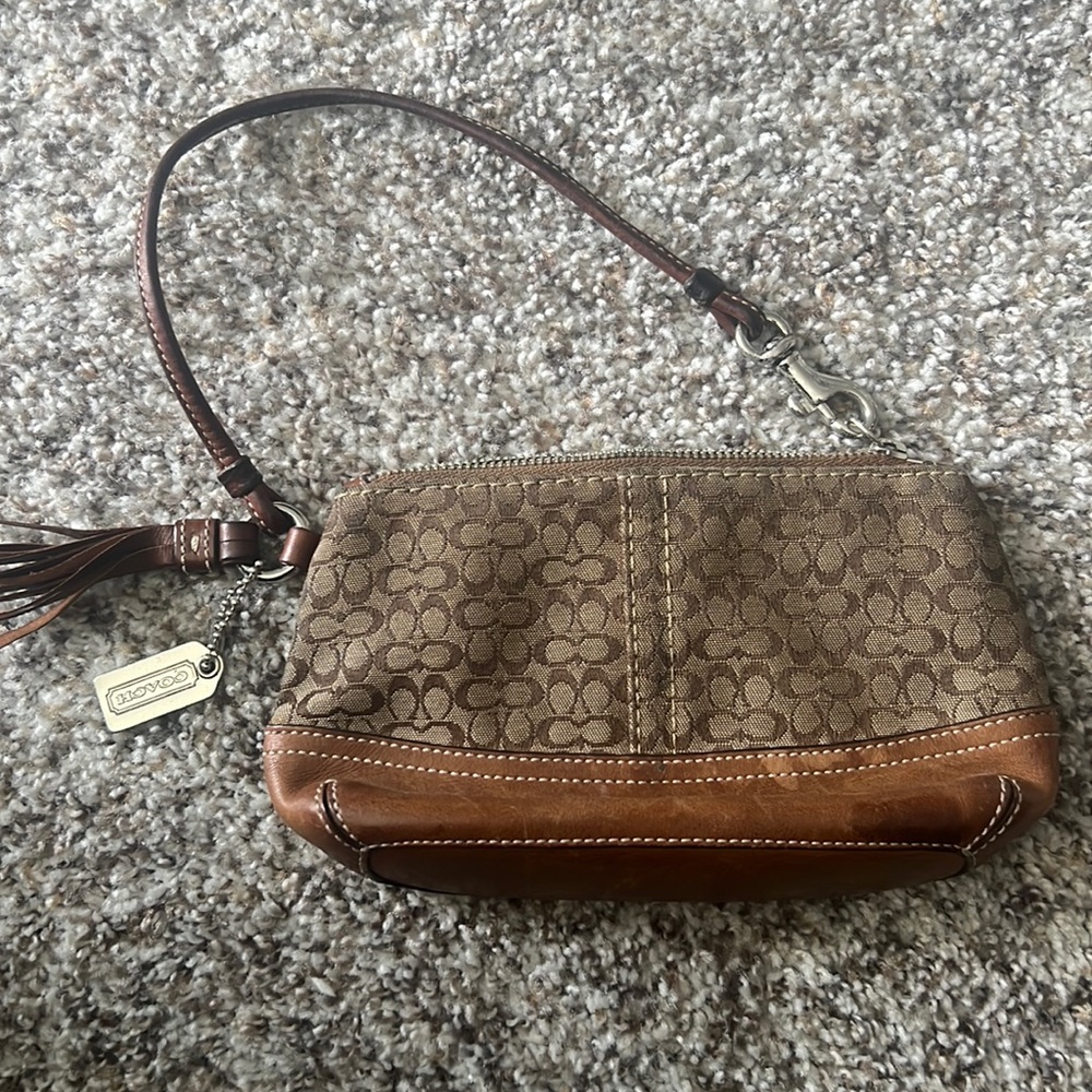 Authentic Coach Wristlet